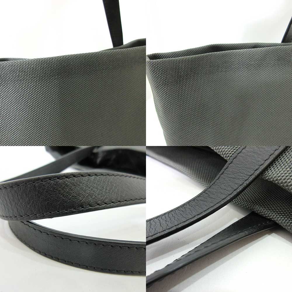 Jimmy Choo Jimmy Choo Jimmy Choo Nylon Leather Tote Bag Canvas Tote Bag in Very Good Condition Size ONE SIZE - 5 Thumbnail