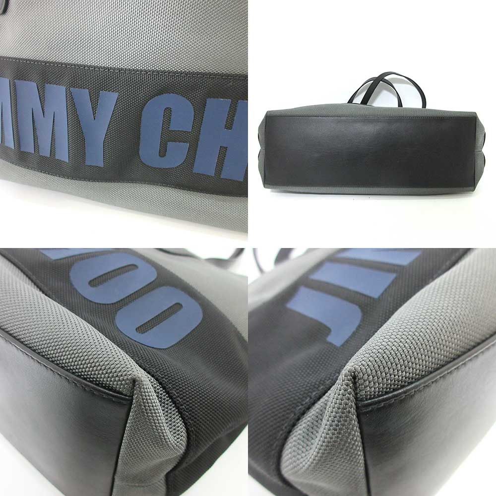 Jimmy Choo Jimmy Choo Jimmy Choo Nylon Leather Tote Bag Canvas Tote Bag in Very Good Condition Size ONE SIZE - 4 Thumbnail