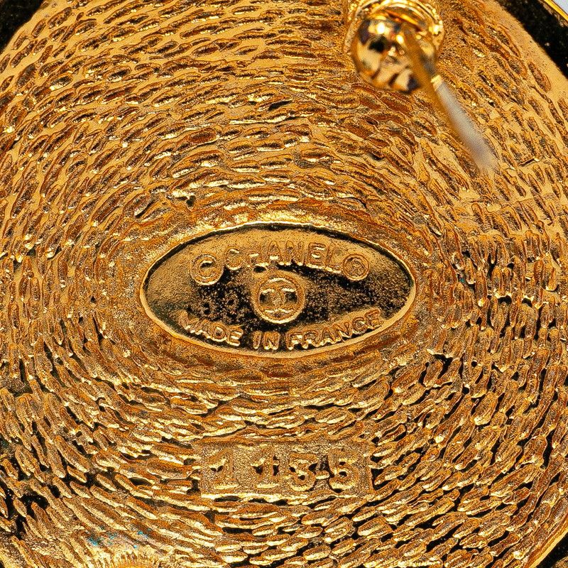 Chanel Chanel Chanel Cambon Gold Plated Brooch Metal Brooch in Very Good Condition Size ONE SIZE - 3 Thumbnail