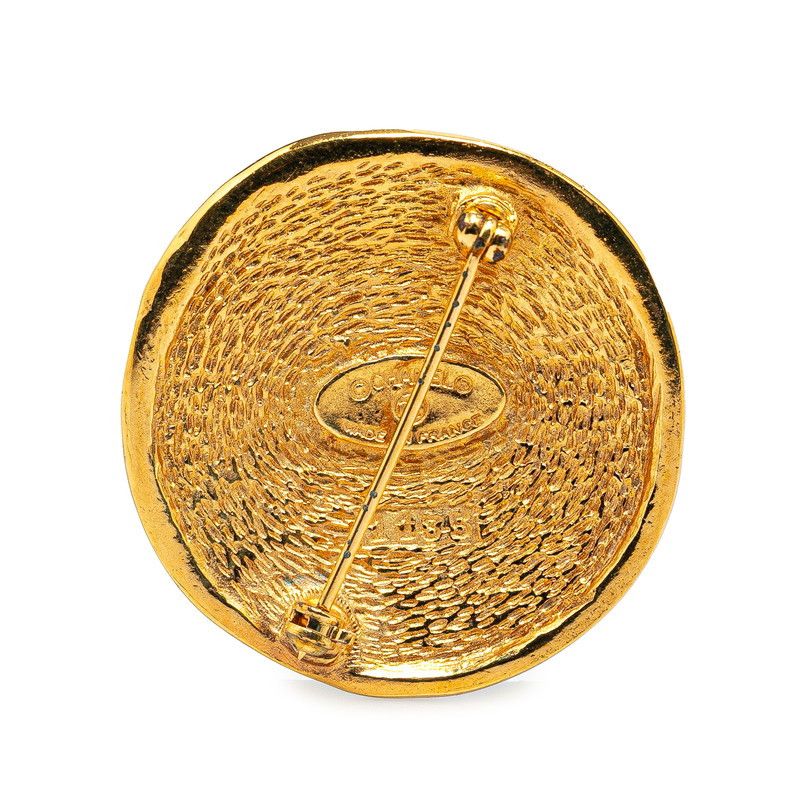 Chanel Chanel Chanel Cambon Gold Plated Brooch Metal Brooch in Very Good Condition Size ONE SIZE - 2 Thumbnail