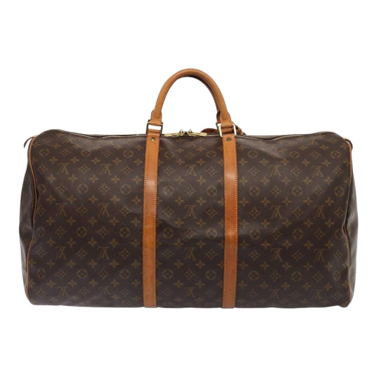 Louis Vuitton Keepall 60 Brown Canvas Travel Bag (Pre-Owned) Size ONE SIZE - 2 Thumbnail