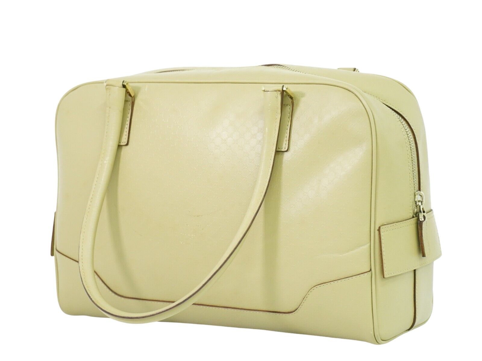 Gucci Micro ssima Beige Leather Handbag (Pre-Owned) Size ONE SIZE - 2 Thumbnail
