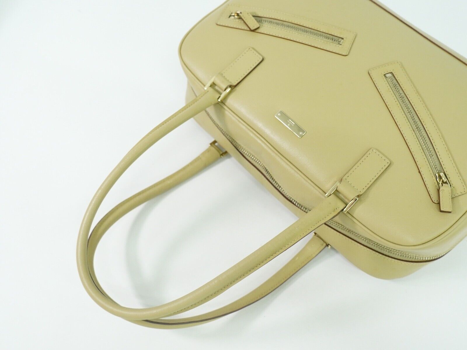 Gucci Micro ssima Beige Leather Handbag (Pre-Owned) Size ONE SIZE - 4 Thumbnail