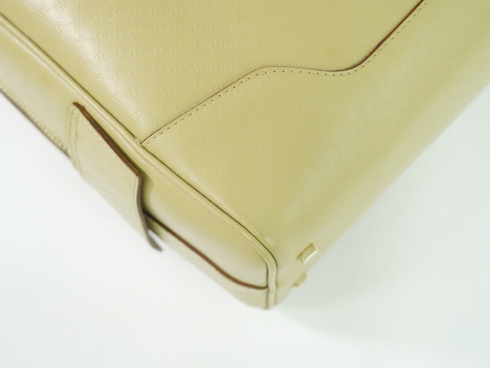 Gucci Micro ssima Beige Leather Handbag (Pre-Owned) Size ONE SIZE - 18 Thumbnail
