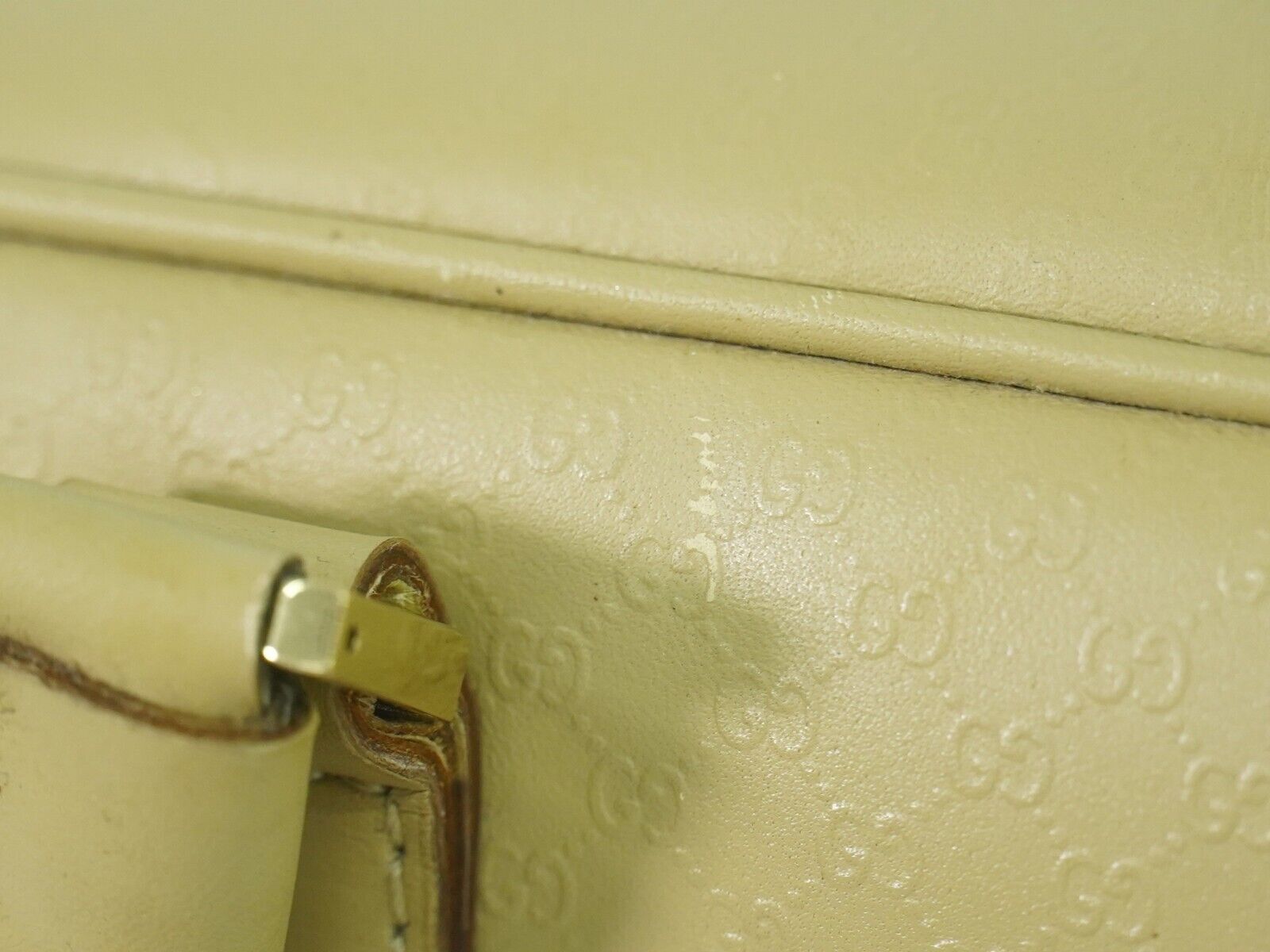 Gucci Micro ssima Beige Leather Handbag (Pre-Owned) Size ONE SIZE - 15 Thumbnail