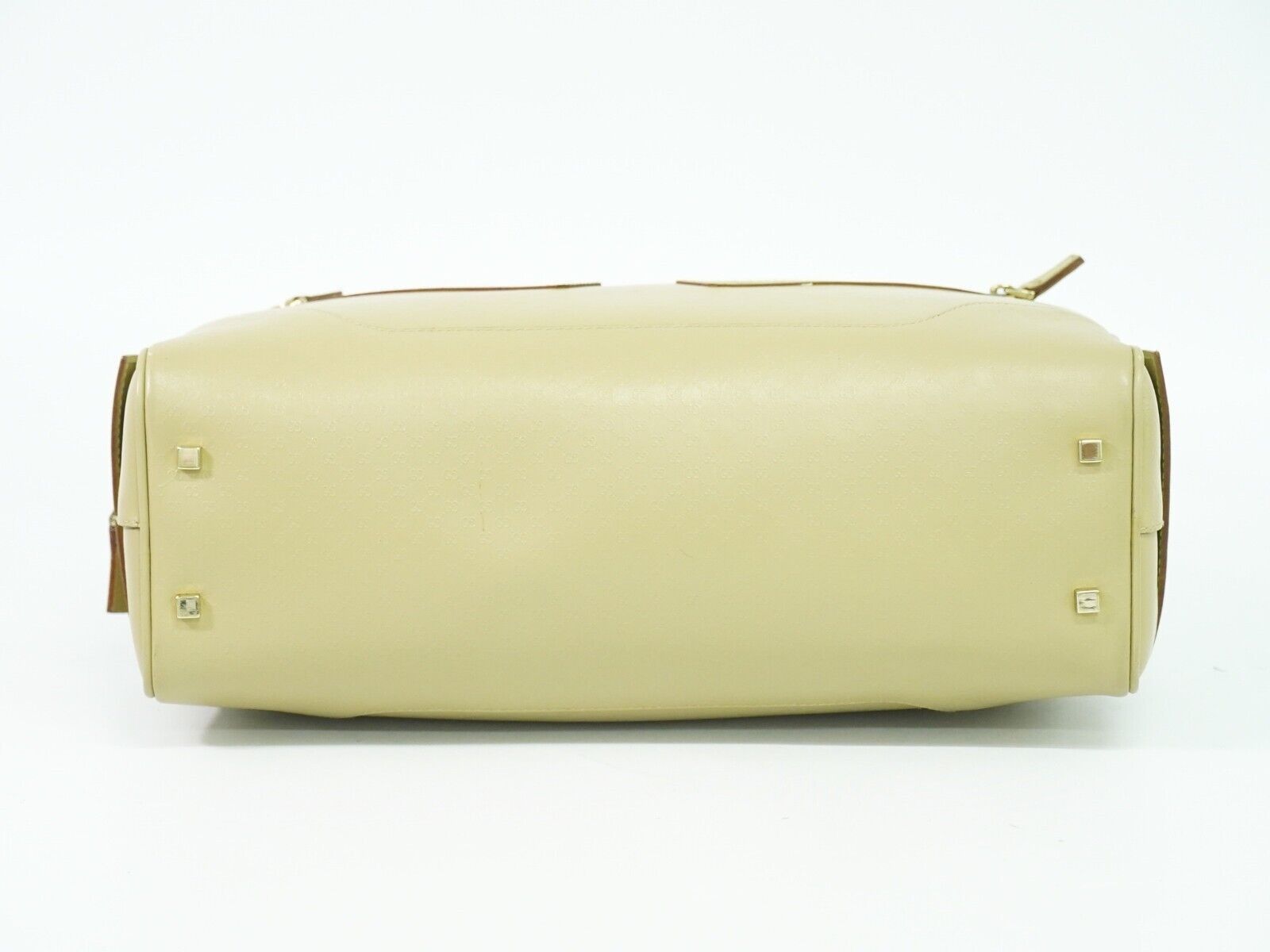 Gucci Micro ssima Beige Leather Handbag (Pre-Owned) Size ONE SIZE - 3 Thumbnail