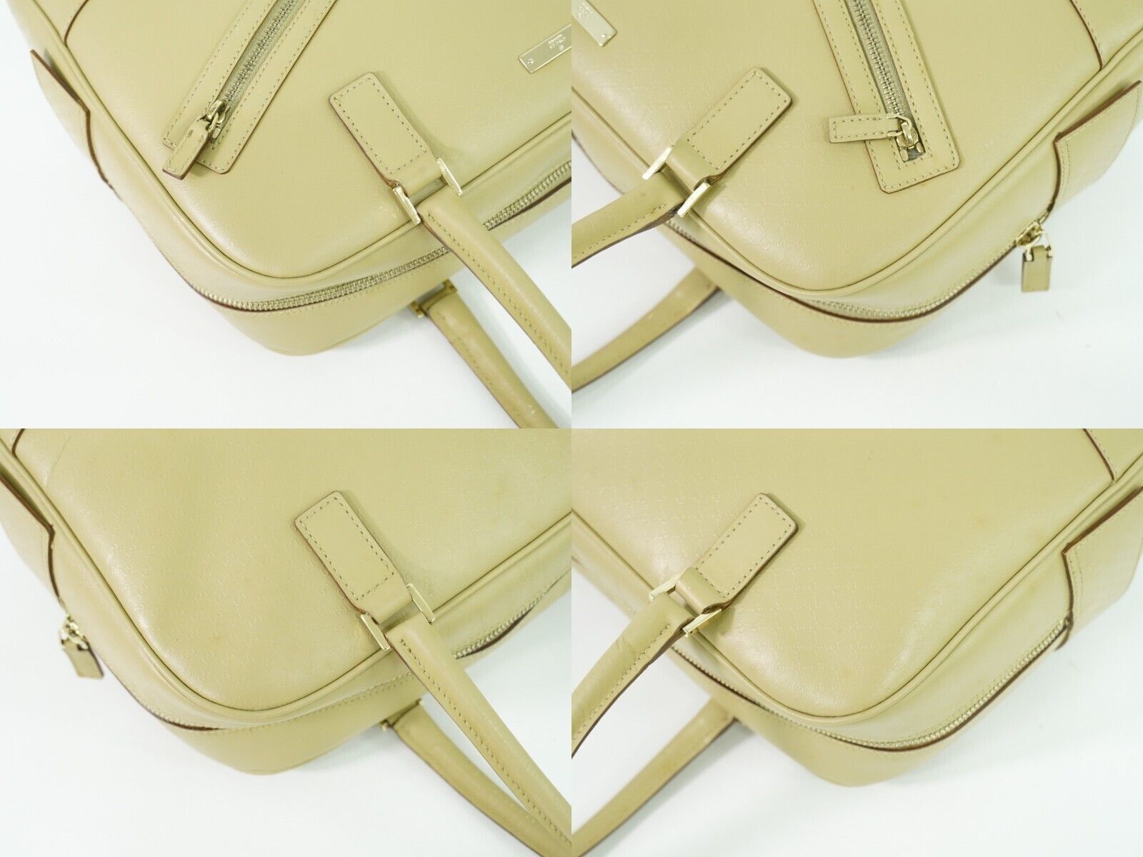 Gucci Micro ssima Beige Leather Handbag (Pre-Owned) Size ONE SIZE - 8 Thumbnail