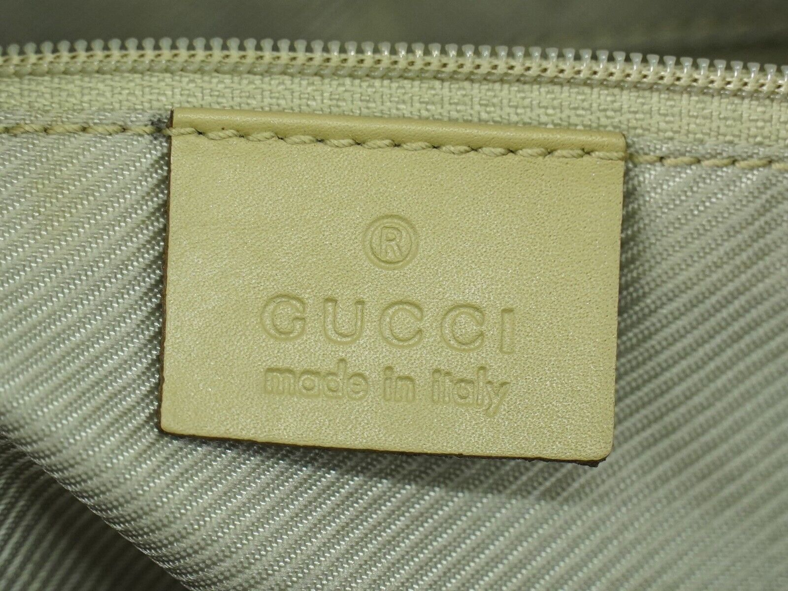 Gucci Micro ssima Beige Leather Handbag (Pre-Owned) Size ONE SIZE - 7 Thumbnail