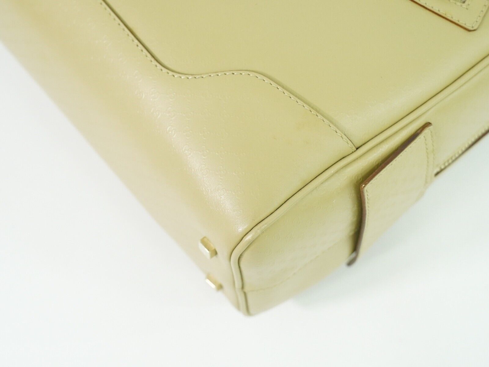 Gucci Micro ssima Beige Leather Handbag (Pre-Owned) Size ONE SIZE - 17 Thumbnail
