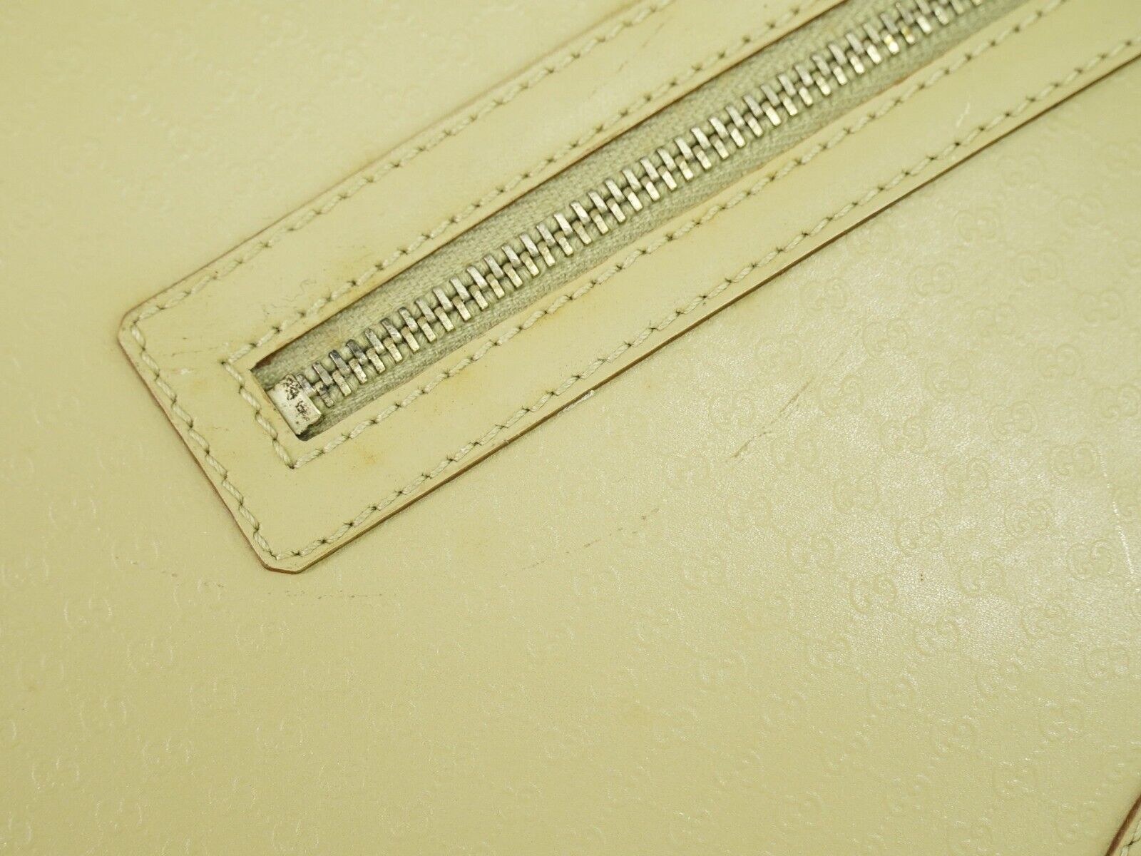 Gucci Micro ssima Beige Leather Handbag (Pre-Owned) Size ONE SIZE - 12 Thumbnail