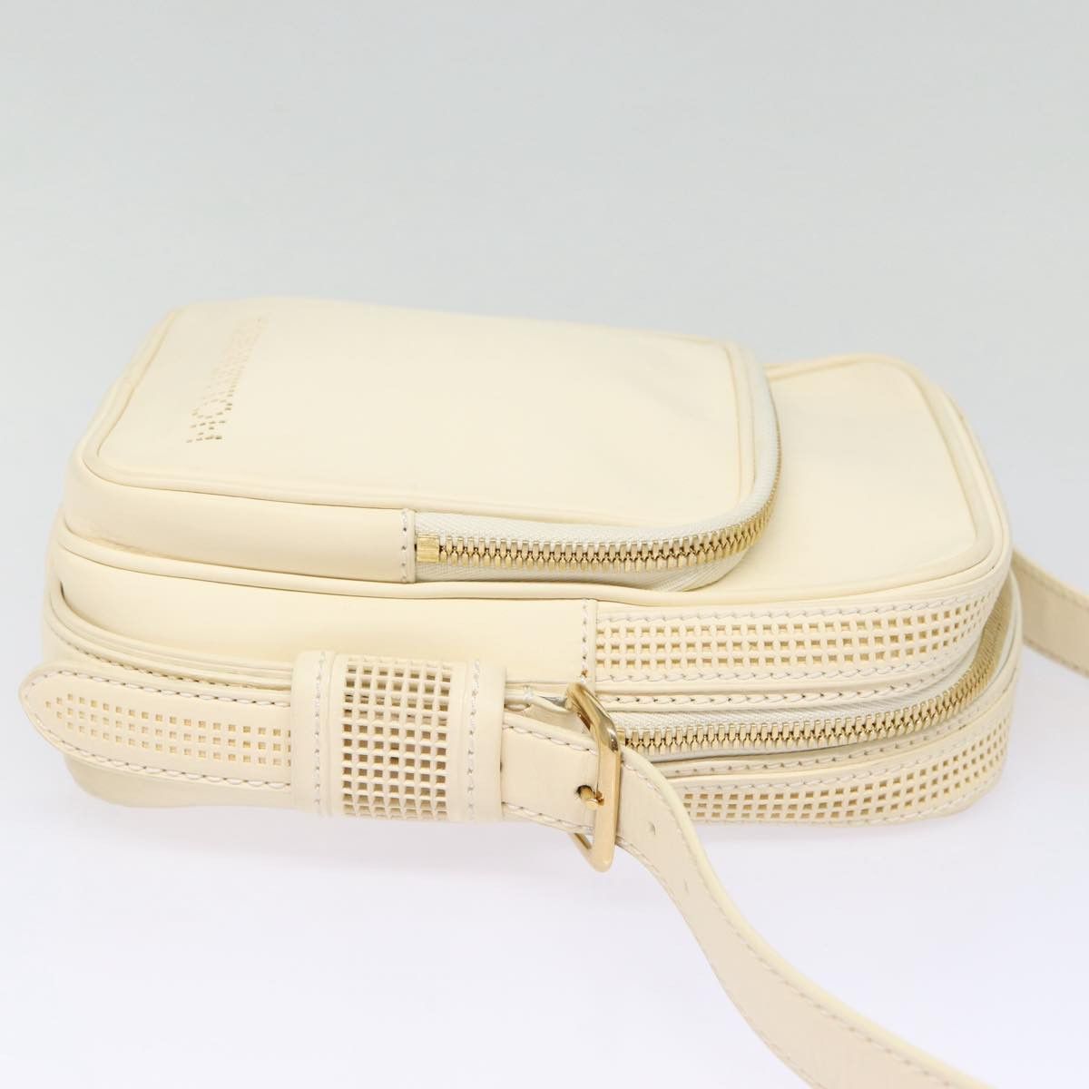 Louis Vuitton Bequia White Leather Shoulder Bag (Pre-Owned) Size ONE SIZE - 10 Thumbnail