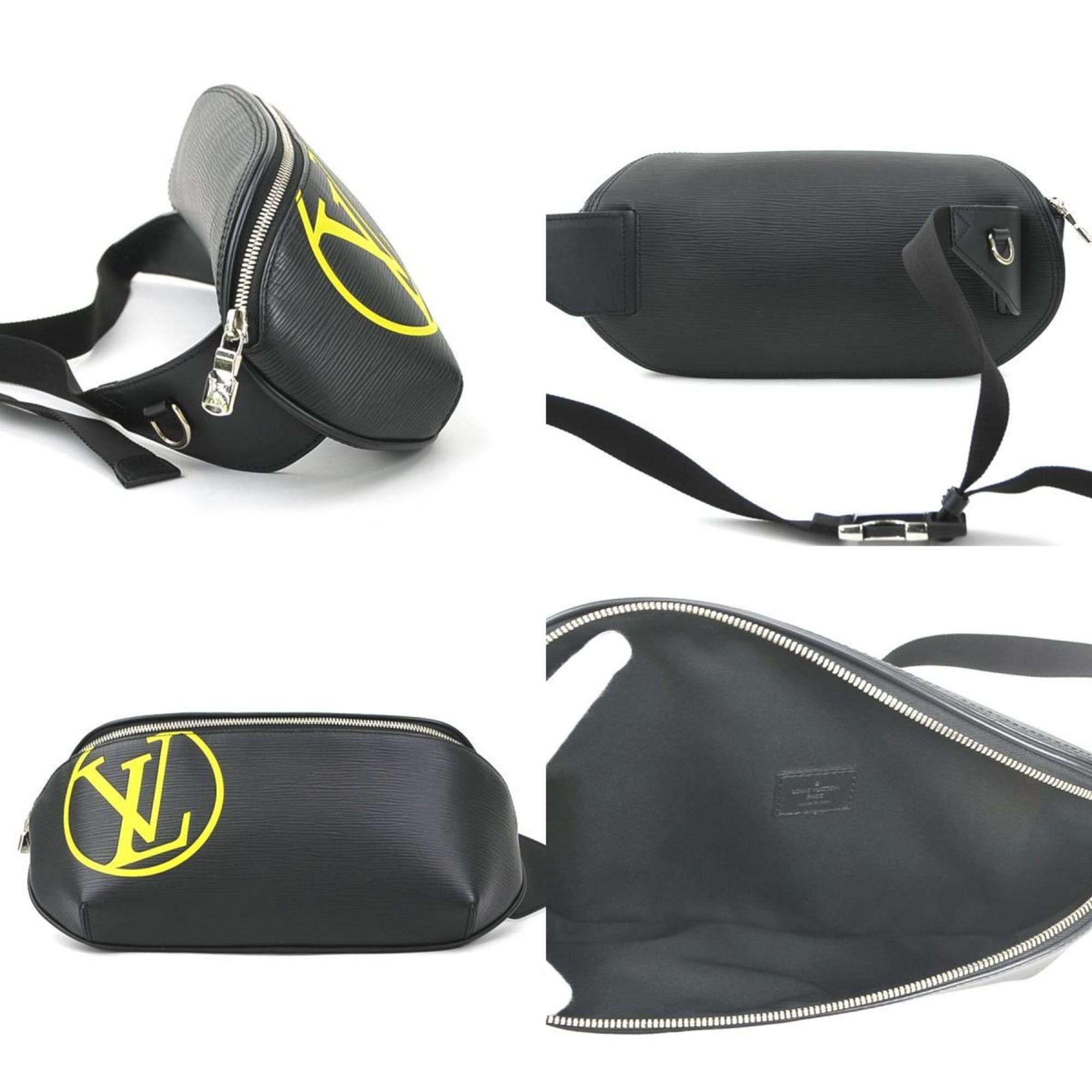 Louis Vuitton Louis Vuitton Body Bag Waist Pouch LV Circle Epi Bum Leather Noir Men's M55131 99980f Size ONE SIZE - 2 Thumbnail