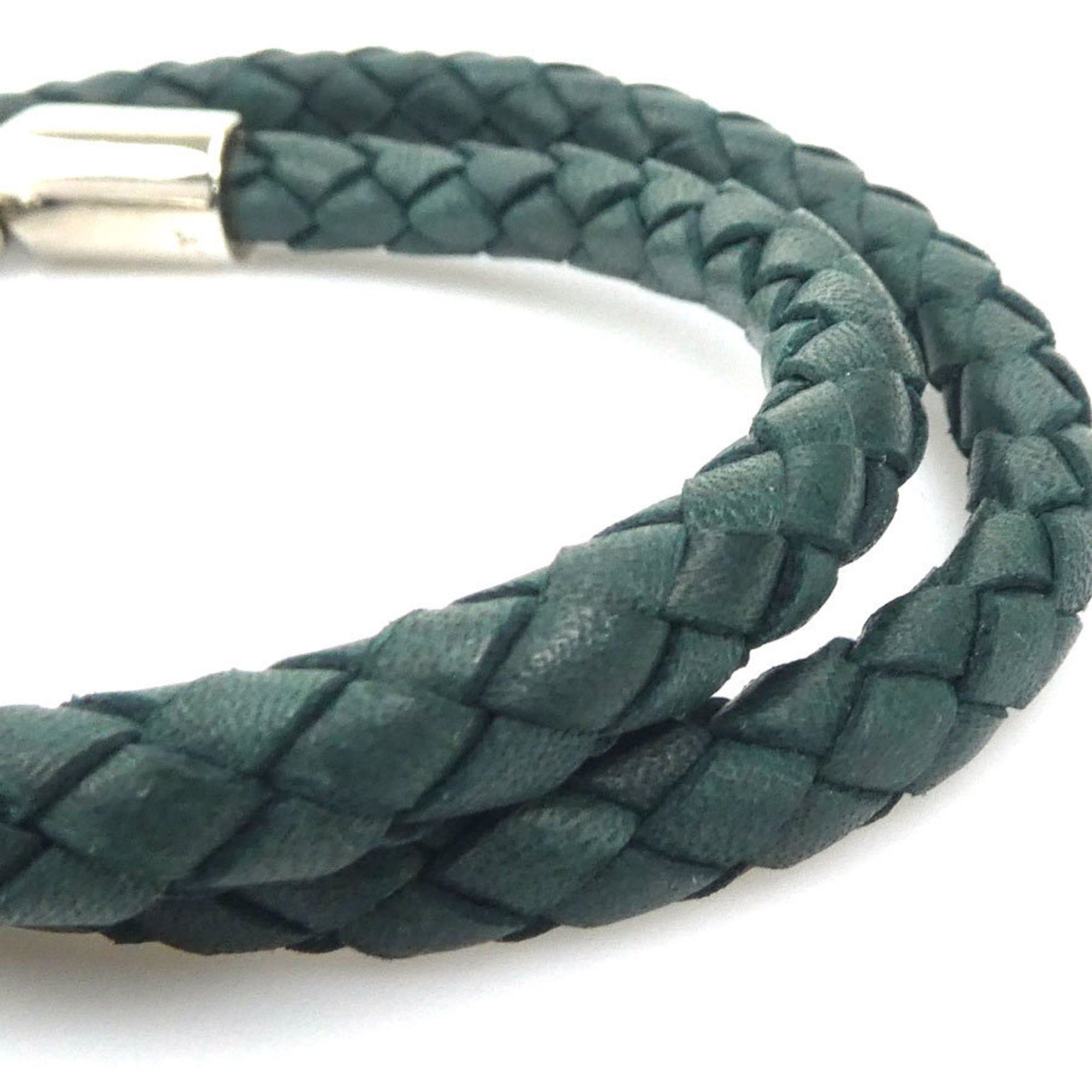 Bally BALLY Bracelet Leather Dark Green Men's Women's r10187a Size ONE SIZE - 3 Thumbnail