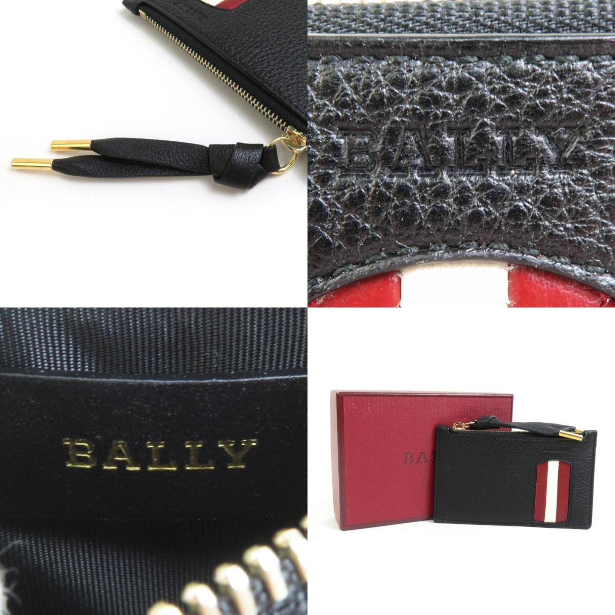 Bally BALLY Wallet/Coin Case/Business Card Holder/Card Case Leather Black Men's Women's 55744g Size ONE SIZE - 5 Thumbnail