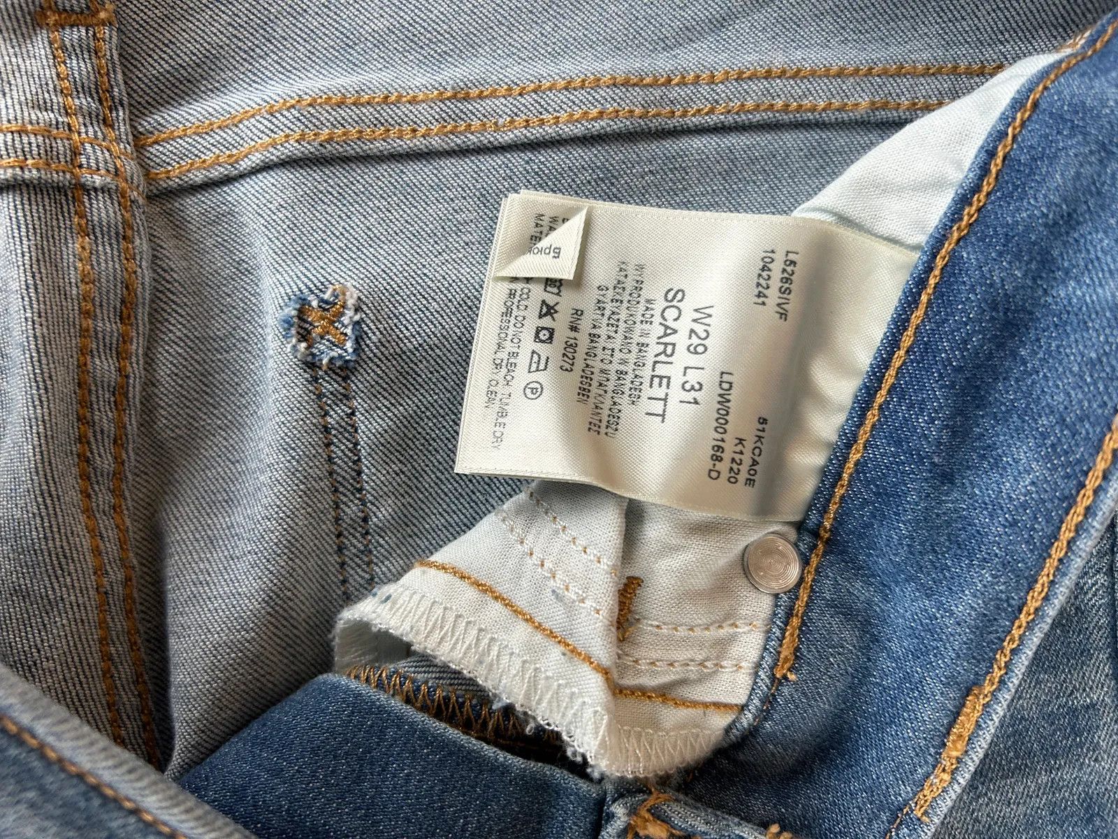 Lee Lee Scarlett Jeans Size 29" - 3 Thumbnail