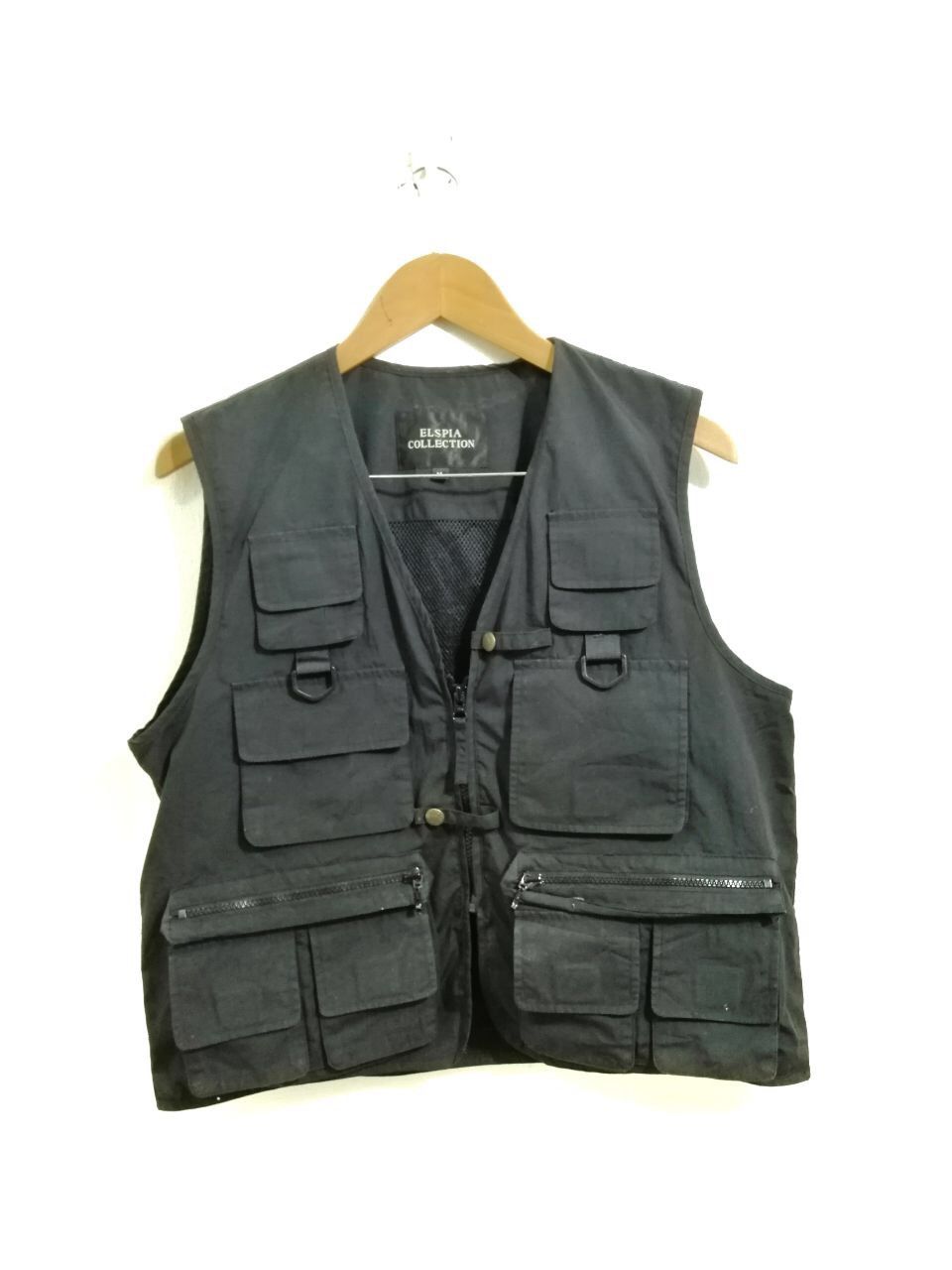 Japanese Brand Tactical Vest Multi Pocket Black Color 2 Size US M / EU 48-50 / 2 - 1 Thumbnail