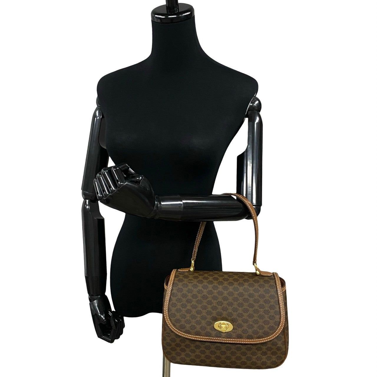 Celine Celine Handbag Brown Leather Size ONE SIZE - 2 Thumbnail