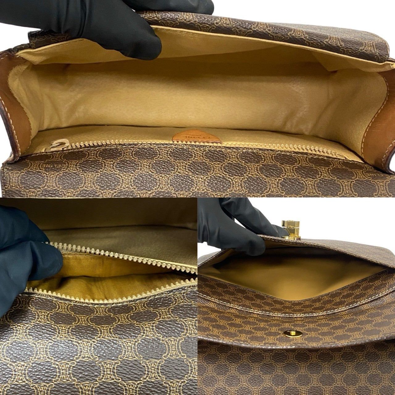 Celine Celine Handbag Brown Leather Size ONE SIZE - 9 Thumbnail