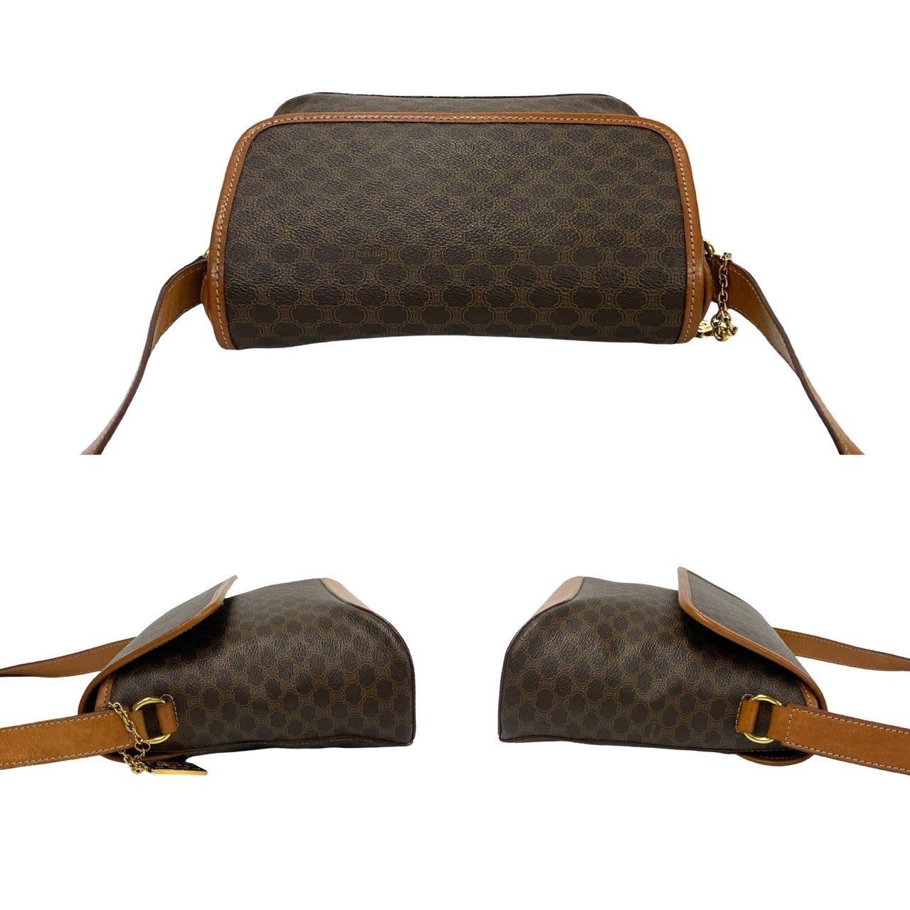 Celine Celine Shoulder Bag Brown Leather Size ONE SIZE - 5 Thumbnail