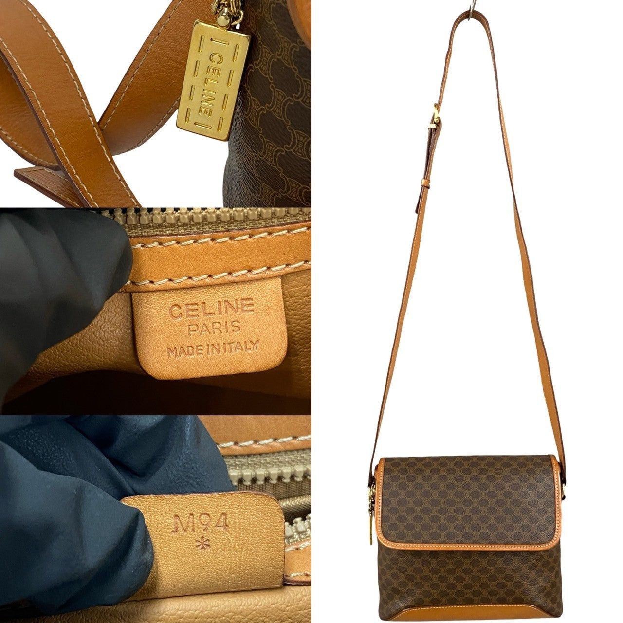 Celine Celine Shoulder Bag Brown Leather Size ONE SIZE - 3 Thumbnail