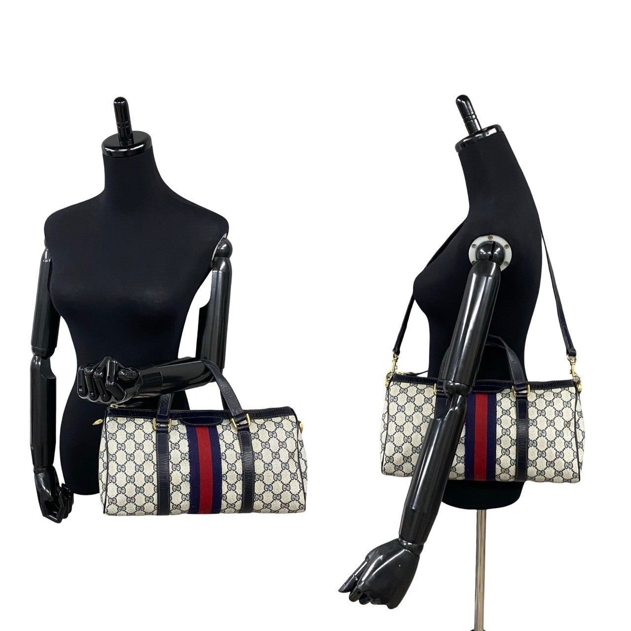Gucci Gucci Shoulder Bag Navy PVC Size ONE SIZE - 2 Thumbnail