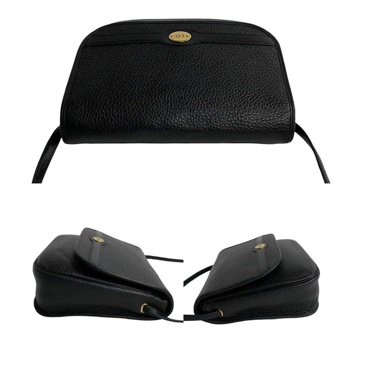 Dior Dior Shoulder Bag Black Leather Size ONE SIZE - 5 Thumbnail