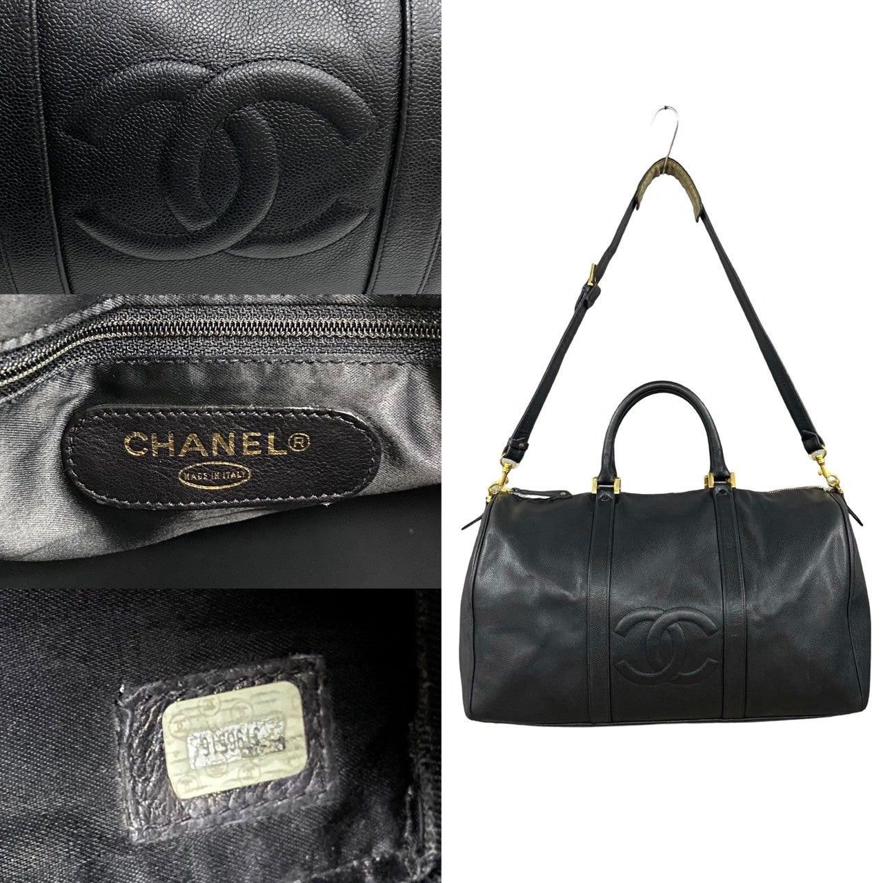 Chanel Chanel Shoulder Bag Black Caviar Size ONE SIZE - 4 Thumbnail