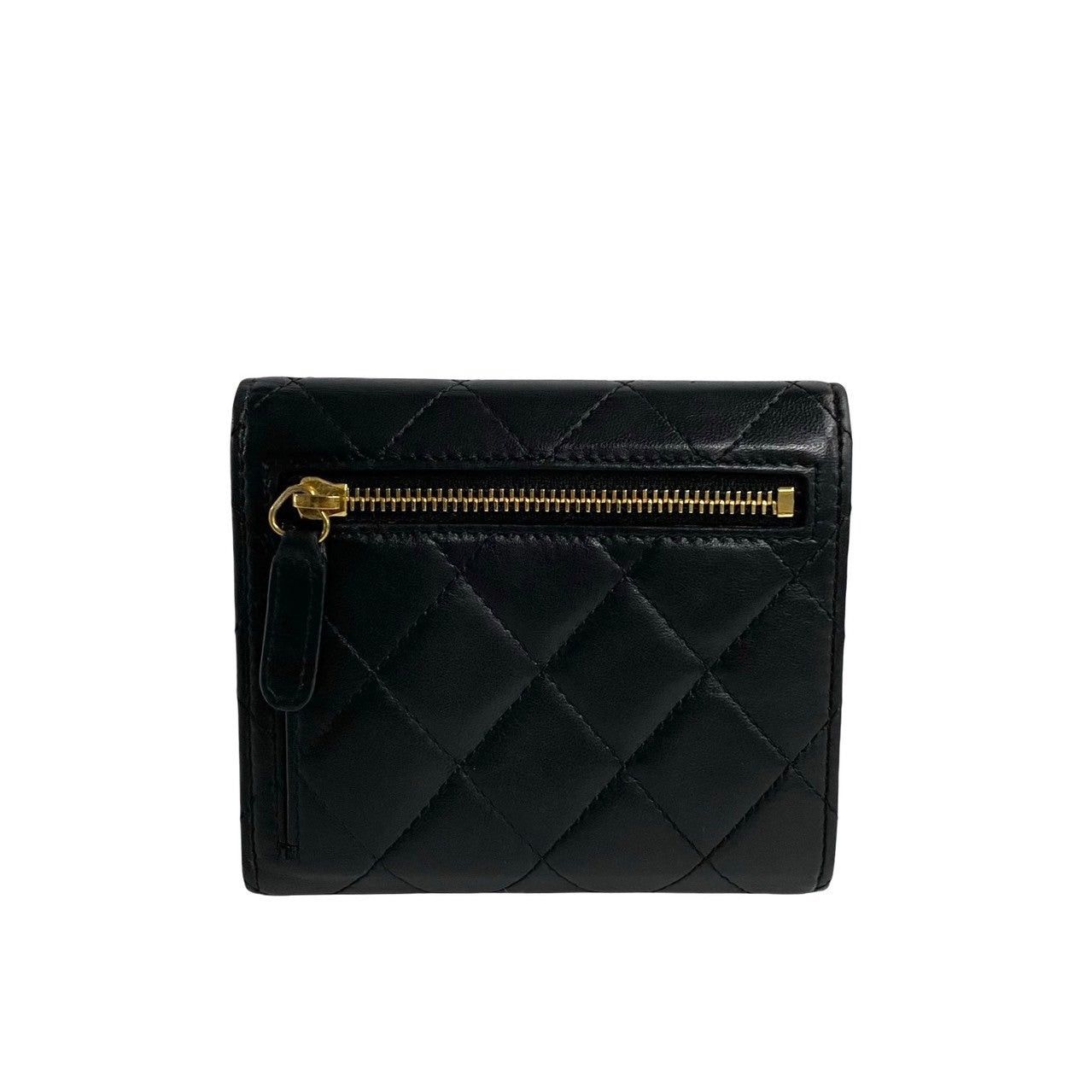 Chanel Chanel Wallet Black Lambskin Size ONE SIZE - 3 Thumbnail