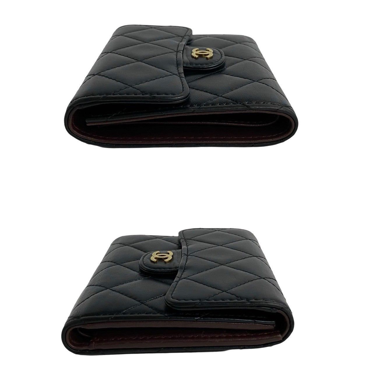 Chanel Chanel Wallet Black Lambskin Size ONE SIZE - 4 Thumbnail