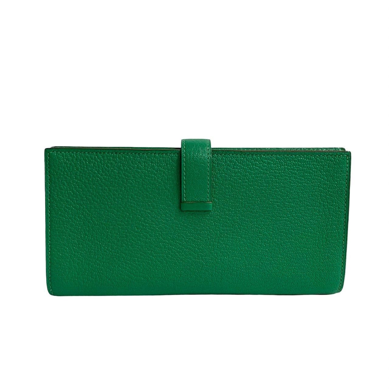 Hermes Hermes Wallet Green Leather Size ONE SIZE - 3 Thumbnail
