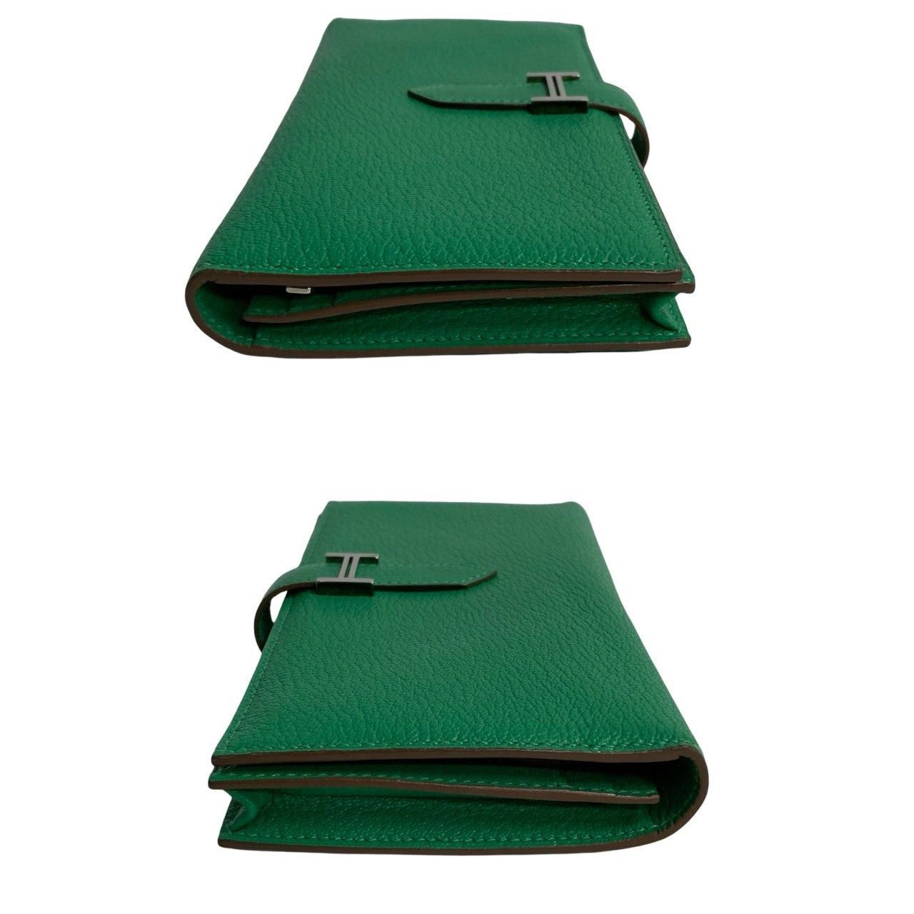 Hermes Hermes Wallet Green Leather Size ONE SIZE - 4 Thumbnail