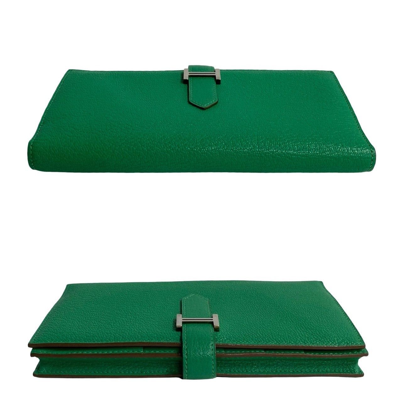 Hermes Hermes Wallet Green Leather Size ONE SIZE - 5 Thumbnail