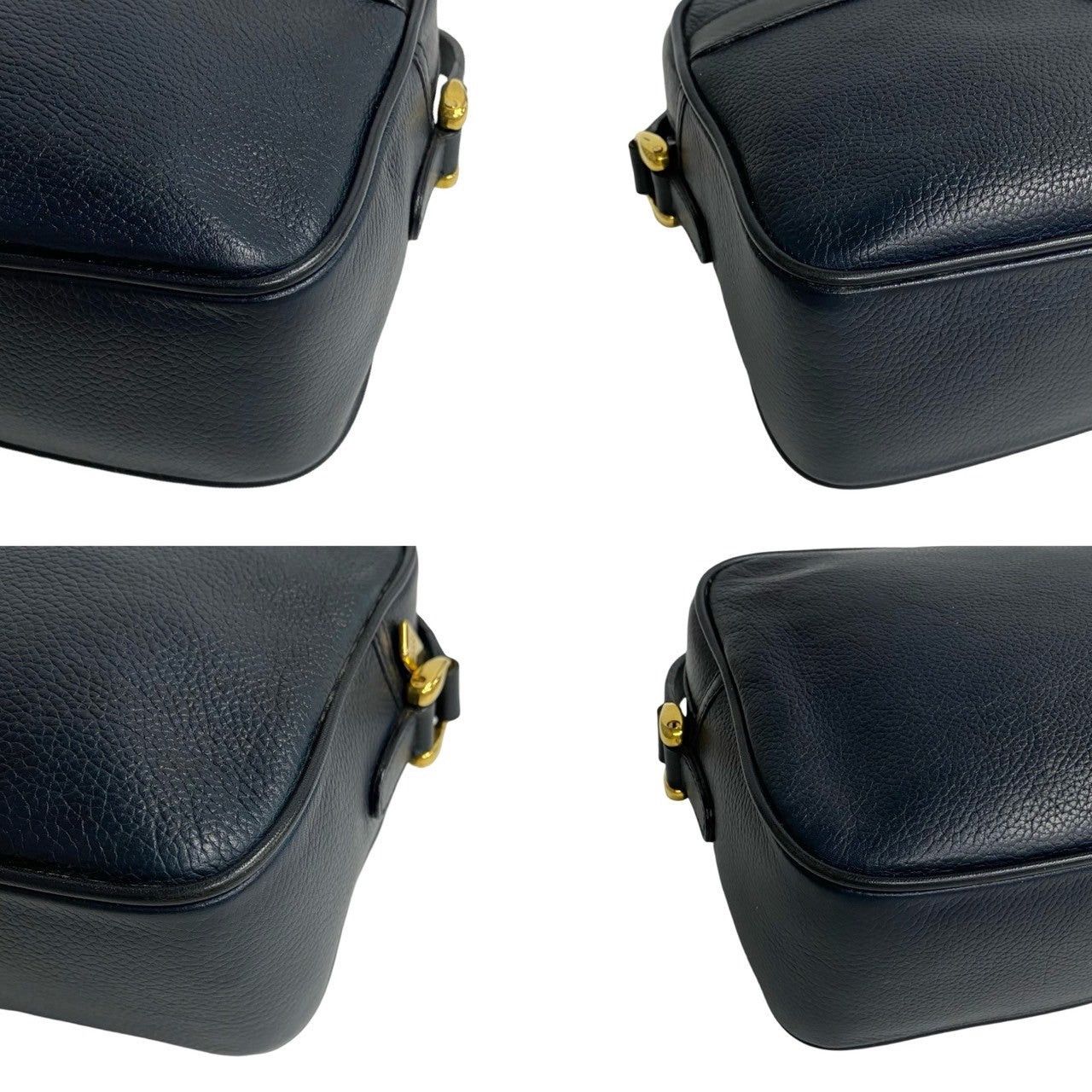 Gucci Gucci Shoulder Bag Navy Leather Size ONE SIZE - 7 Thumbnail