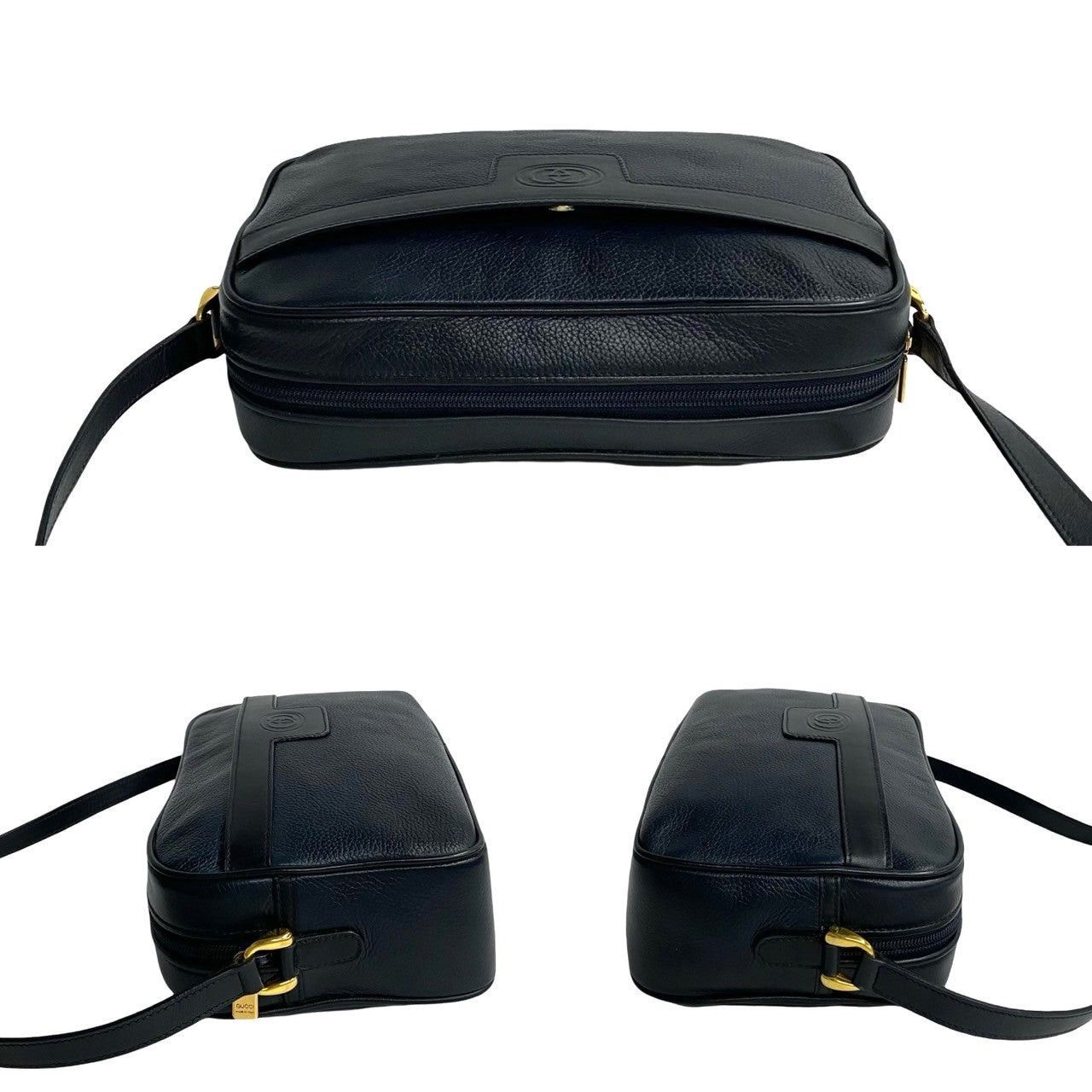 Gucci Gucci Shoulder Bag Navy Leather Size ONE SIZE - 5 Thumbnail