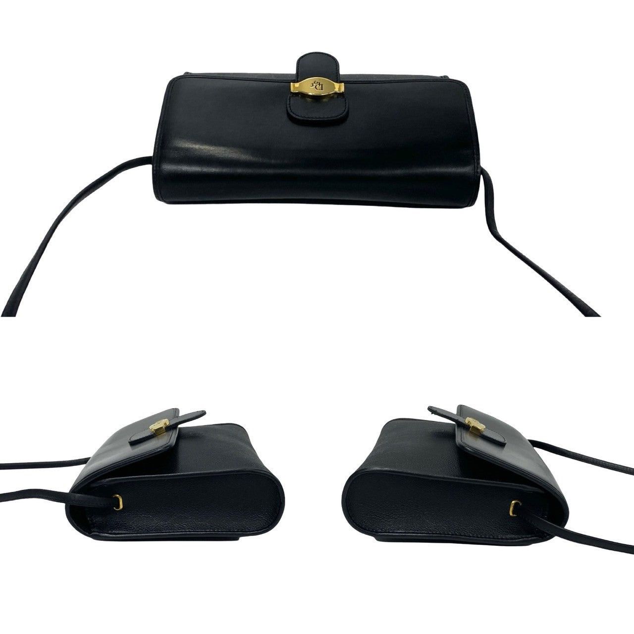 Dior Dior Shoulder Bag Black Leather Size ONE SIZE - 5 Thumbnail