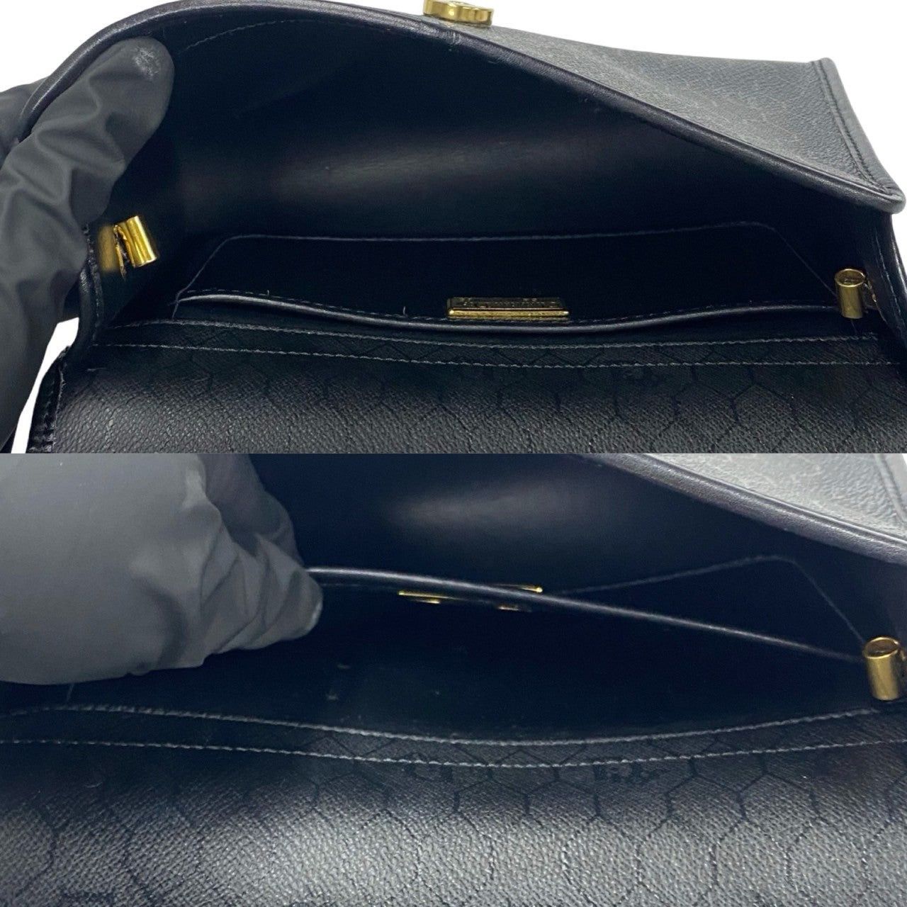 Dior Dior Shoulder Bag Black Leather Size ONE SIZE - 9 Thumbnail