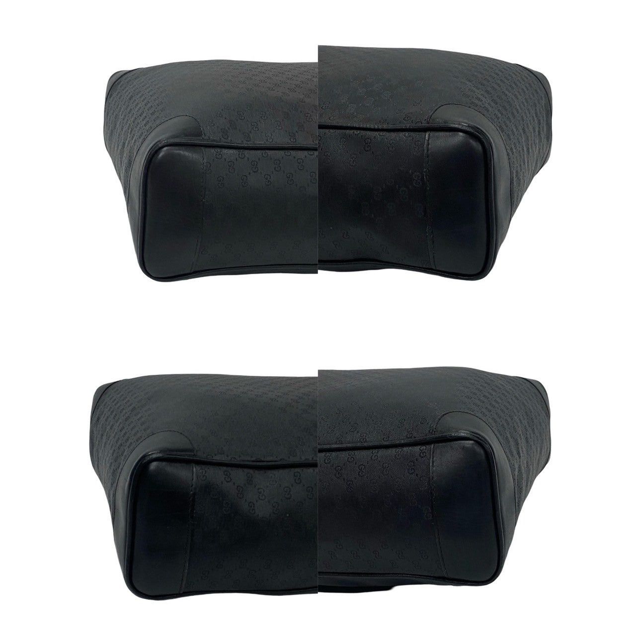 Gucci Gucci Tote Bag Black Leather Size ONE SIZE - 7 Thumbnail