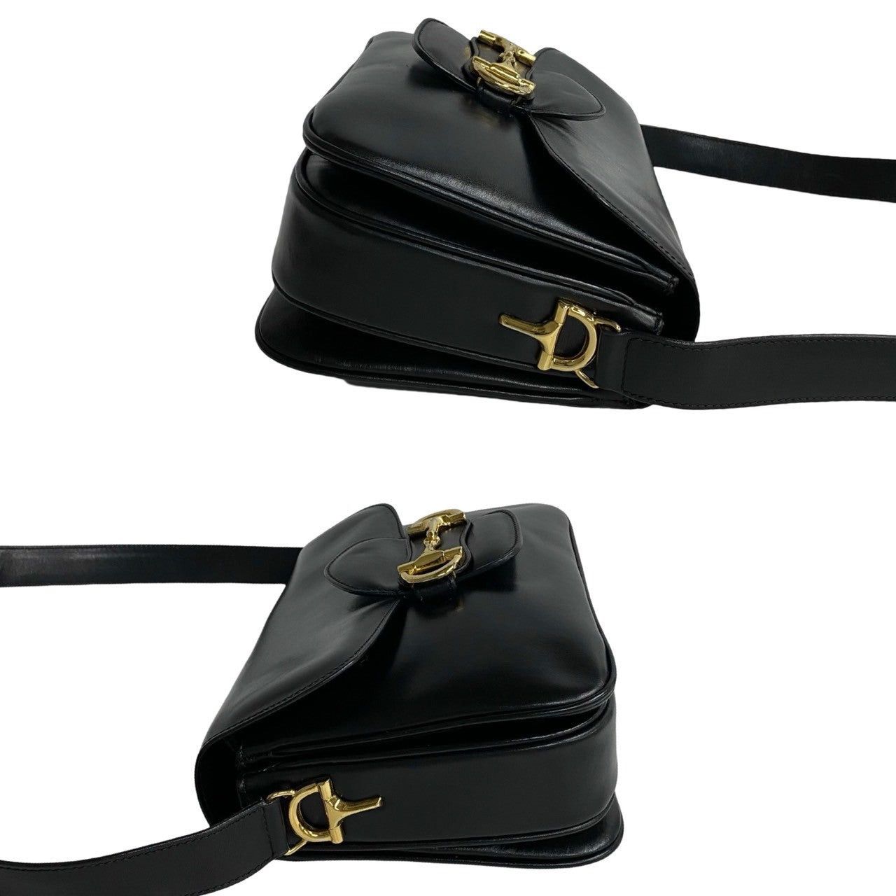 Celine Celine Shoulder Bag Black Leather Size ONE SIZE - 5 Thumbnail
