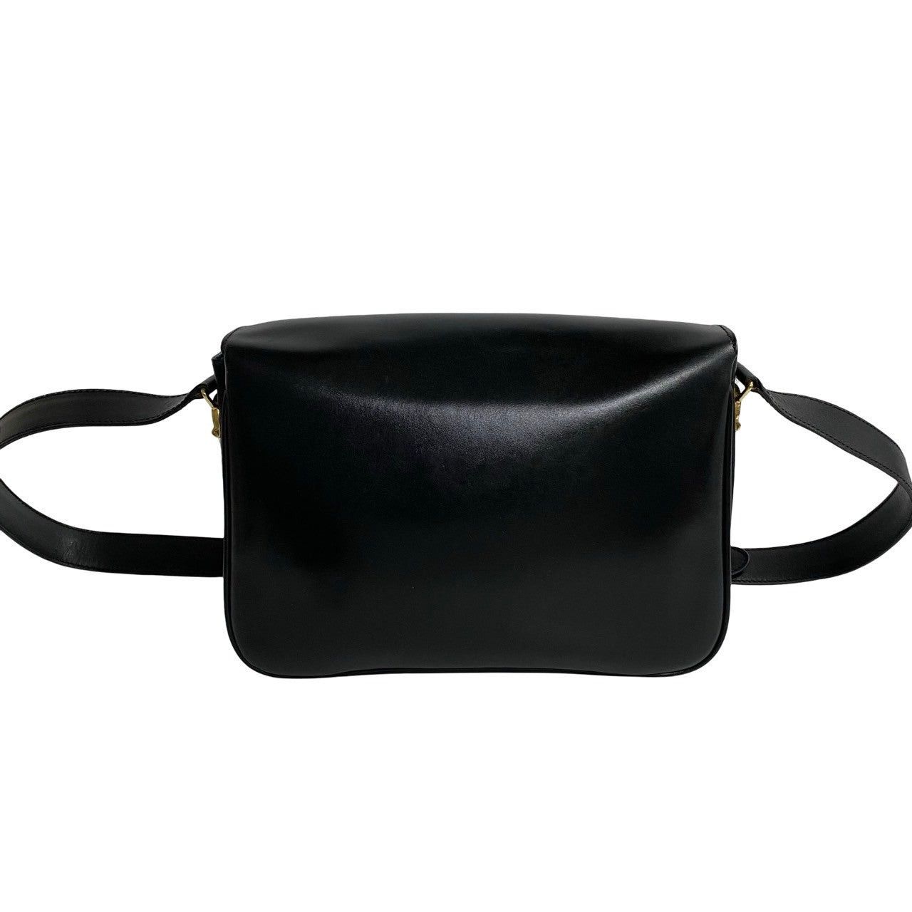 Celine Celine Shoulder Bag Black Leather Size ONE SIZE - 4 Thumbnail