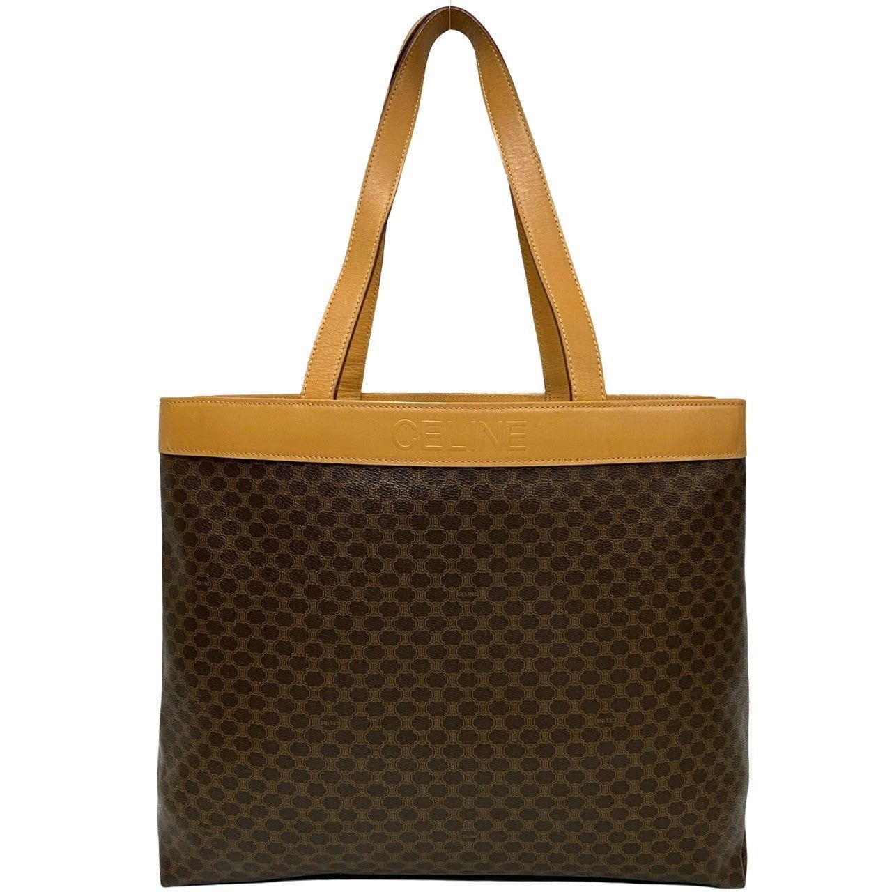 Celine Celine Tote Bag Brown Leather Size ONE SIZE - 4 Thumbnail
