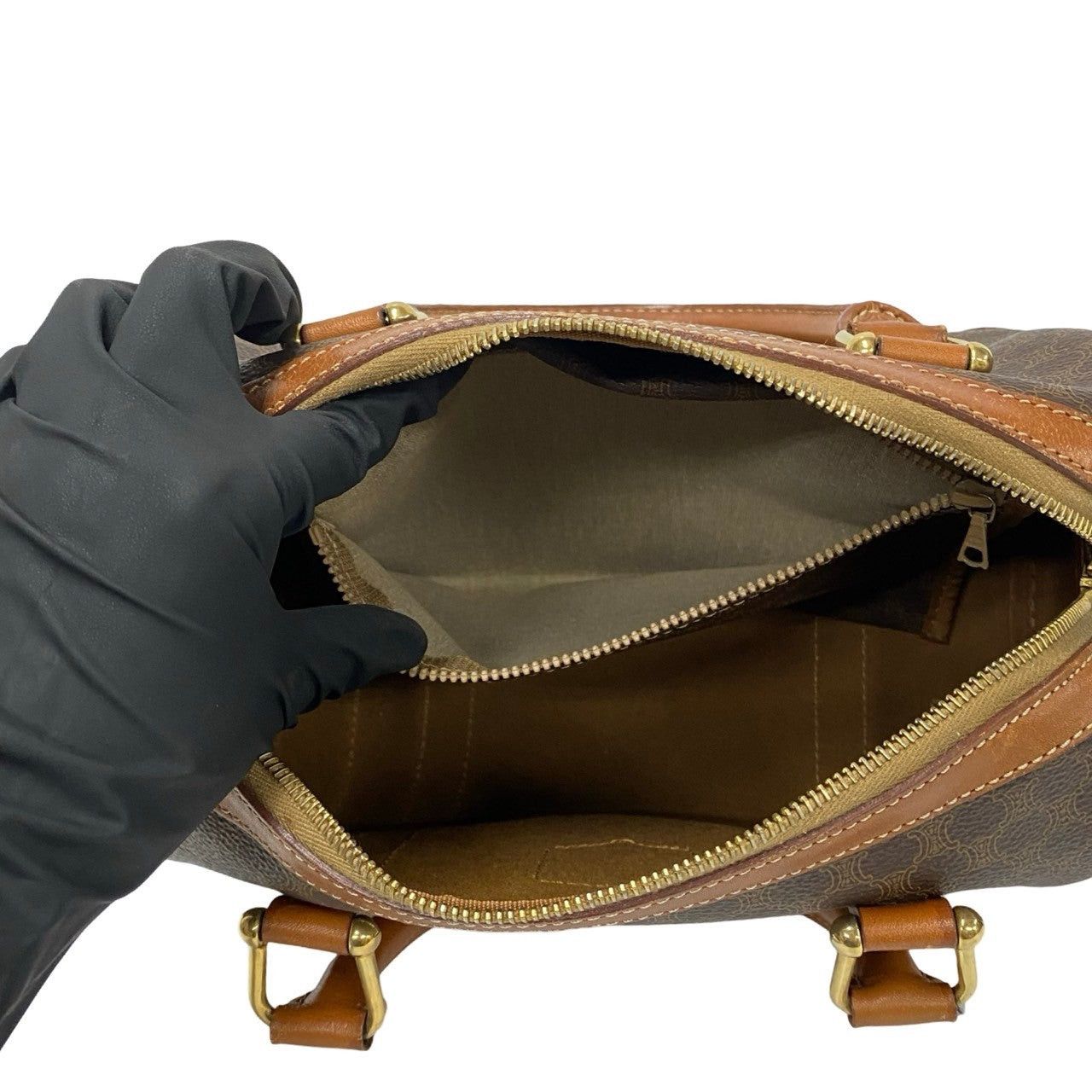 Celine Celine Handbag Brown Leather Size ONE SIZE - 9 Thumbnail