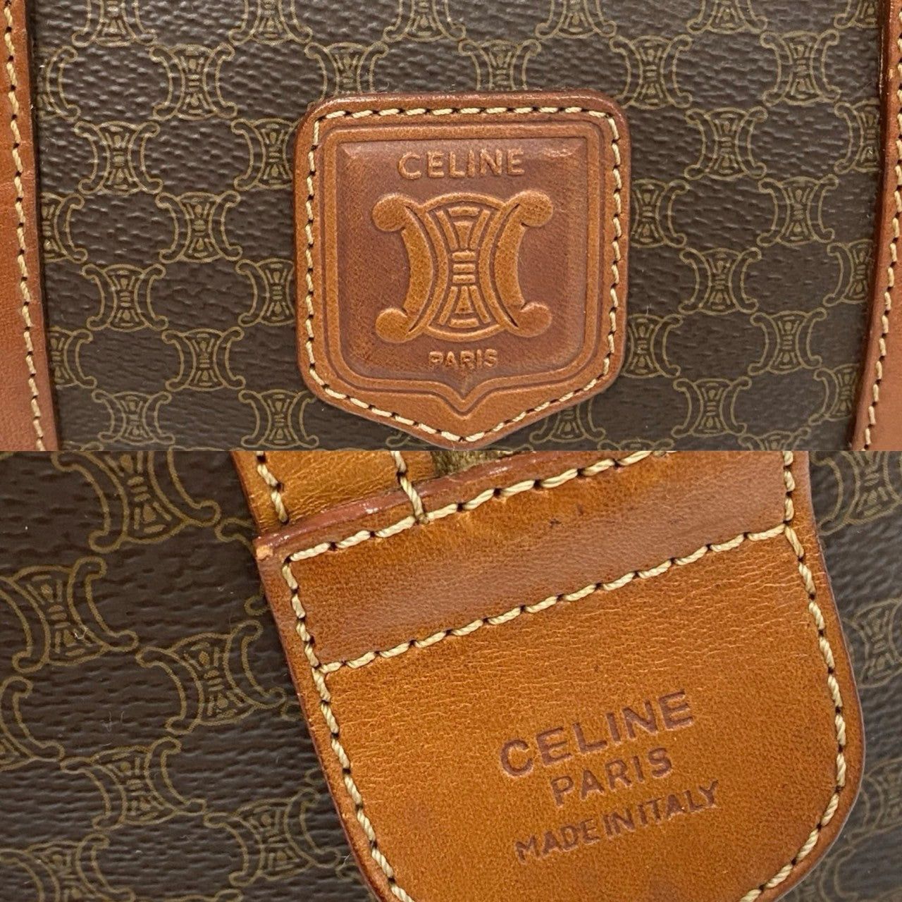 Celine Celine Handbag Brown Leather Size ONE SIZE - 3 Thumbnail