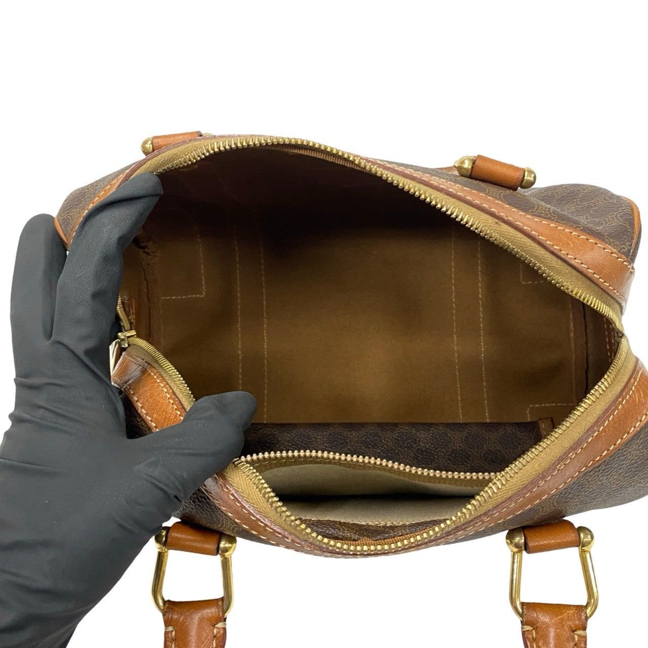 Celine Celine Handbag Brown Leather Size ONE SIZE - 8 Thumbnail