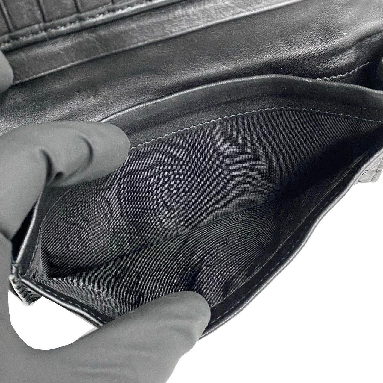 Bottega Veneta Bottega Veneta Wallet Black Leather Size ONE SIZE - 9 Thumbnail