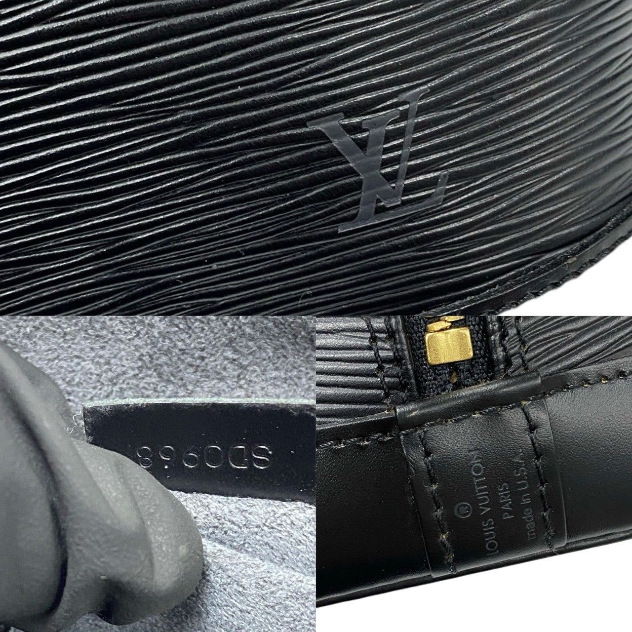 Louis Vuitton Louis Vuitton Handbag Black Undefined Size ONE SIZE - 3 Thumbnail