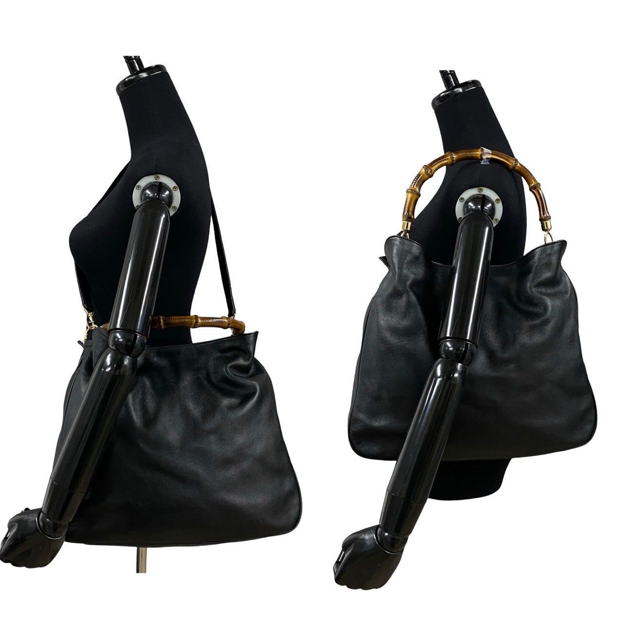 Gucci Gucci Shoulder Bag Black Leather Size ONE SIZE - 2 Thumbnail