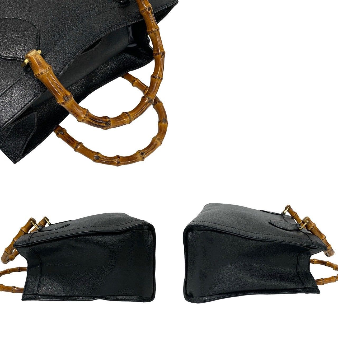 Gucci Gucci Handbag Black Leather Size ONE SIZE - 5 Thumbnail