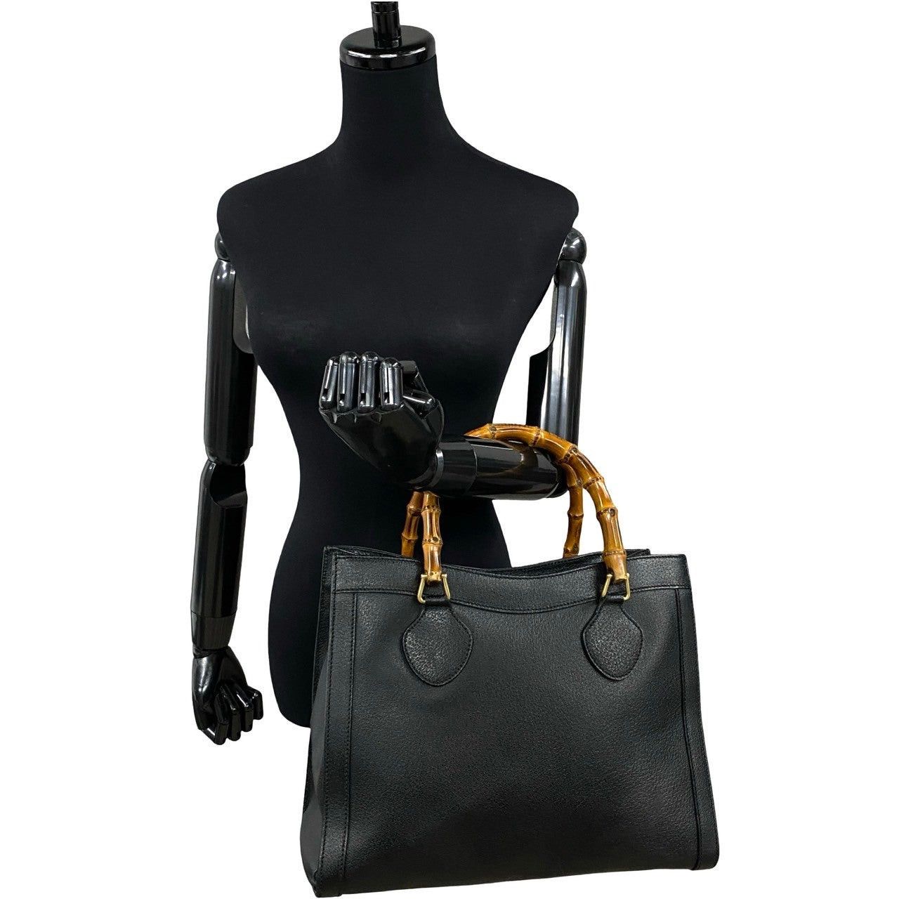 Gucci Gucci Handbag Black Leather Size ONE SIZE - 2 Thumbnail