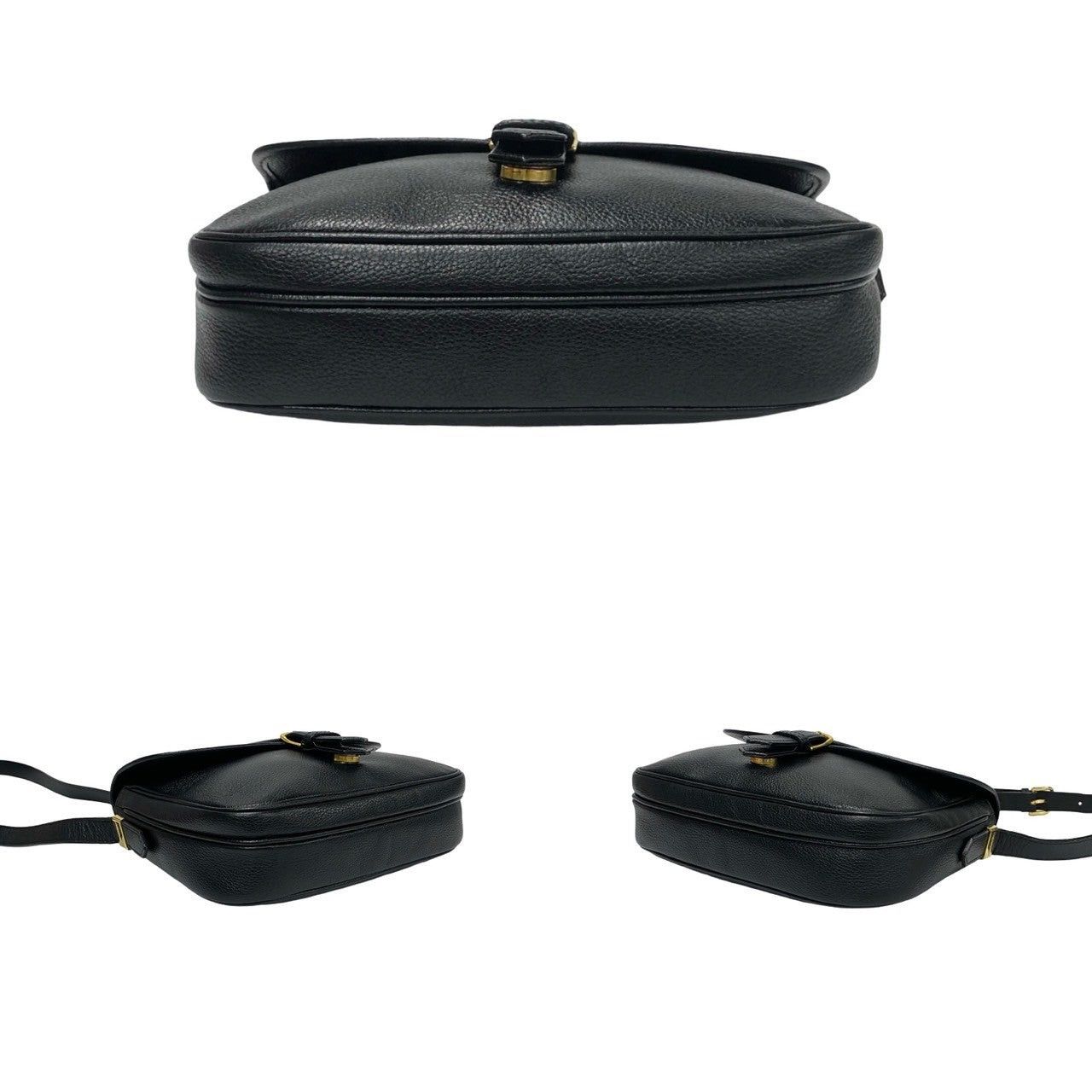Yves Saint Laurent Yves Saint Laurent Shoulder Bag Black Leather Size ONE SIZE - 6 Thumbnail