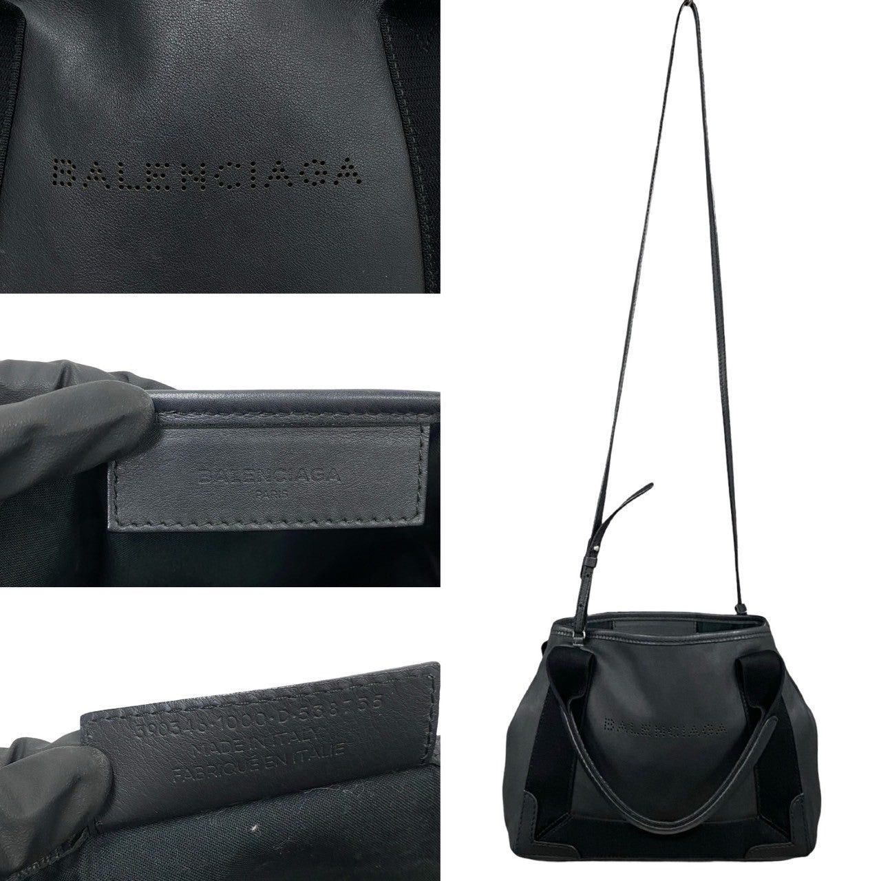 Balenciaga Balenciaga Shoulder Bag Black Leather Size ONE SIZE - 3 Thumbnail